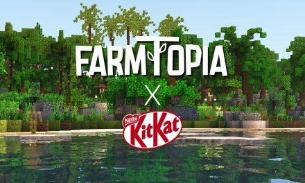 Minecraft : KitKat lance la 3e saison du serveur FarmTopia