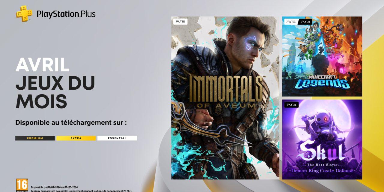 PlayStation France dévoile les gratuits PS+ pour le mois d&rsquo;avril