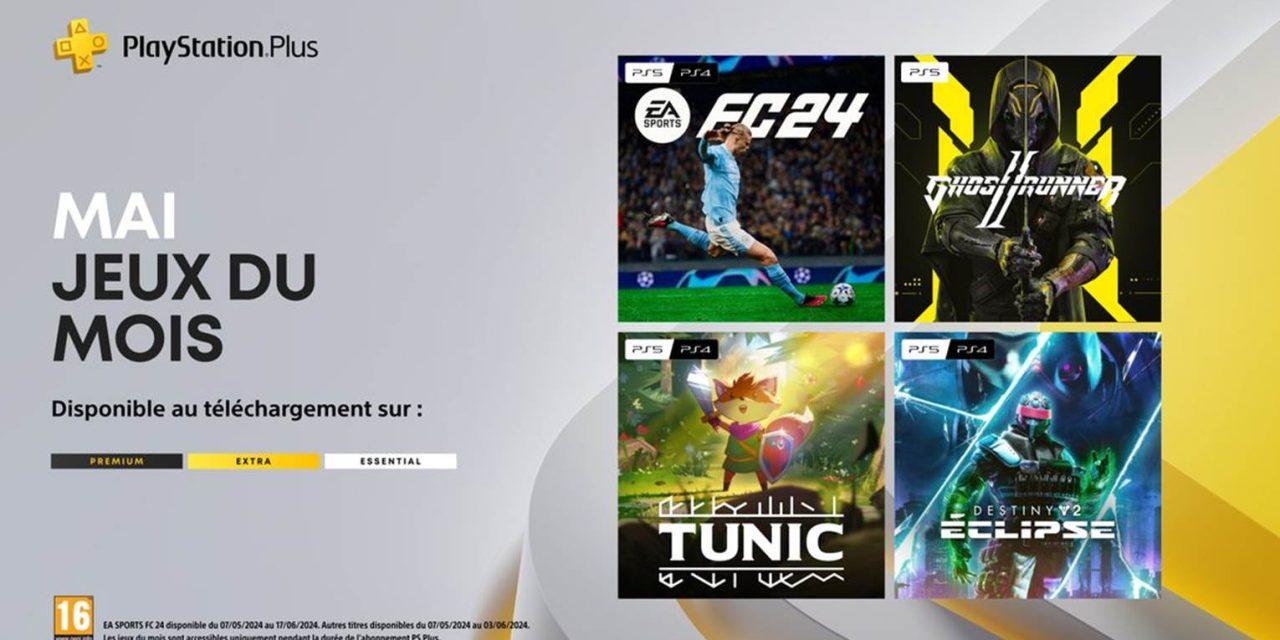 PlayStation Plus : 4 jeux gratuits à choper en mai