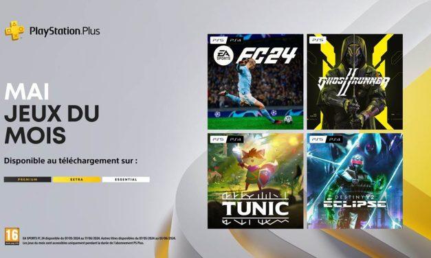 PlayStation Plus : 4 jeux gratuits à choper en mai
