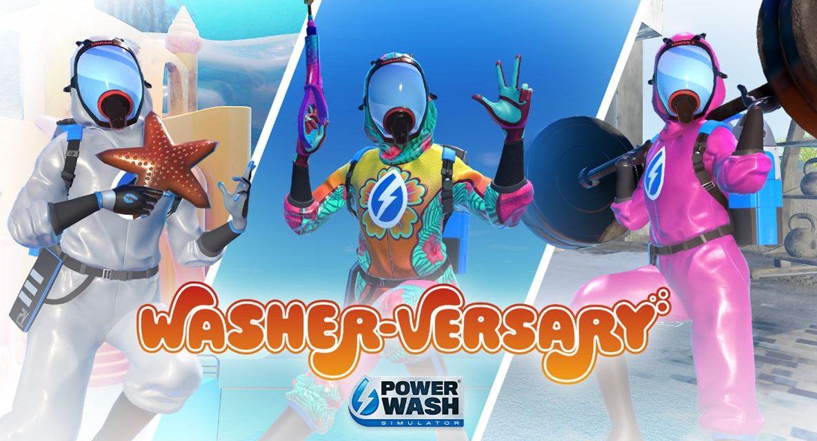 Bonus gratuits pour le 2e Washer-Versary de Powerwash Simulator