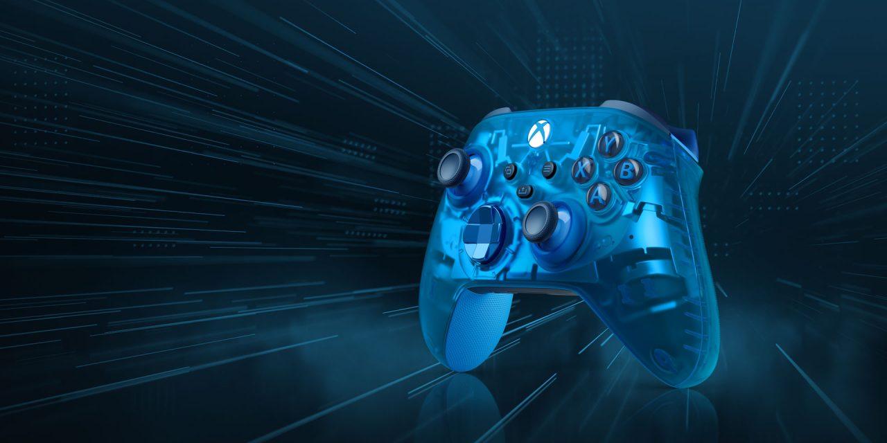 XBox : une manette Edition Spéciale Sky Cipher bleu transparent