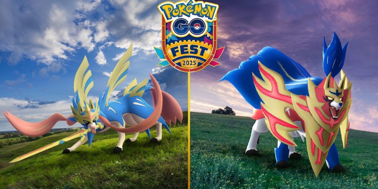 Zacian et Zamazenta sortent les crocs au Pokémon GO Fest 2025 !
