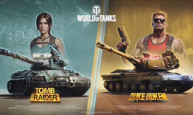 World of Tanks : Lara Croft et Duke Nukem prennent les commandes