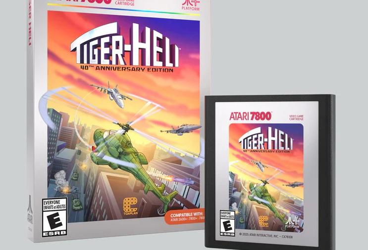 Tiger-Heli décolle sur Atari et lance une escadrille rétro explosive
