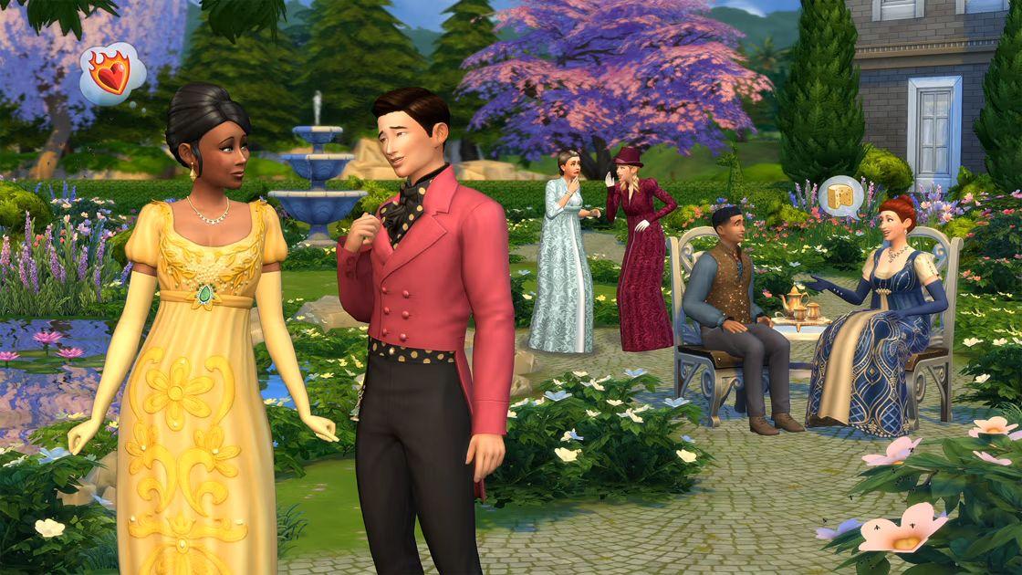 Les Sims 4 invite Bridgerton à son bal le plus chic