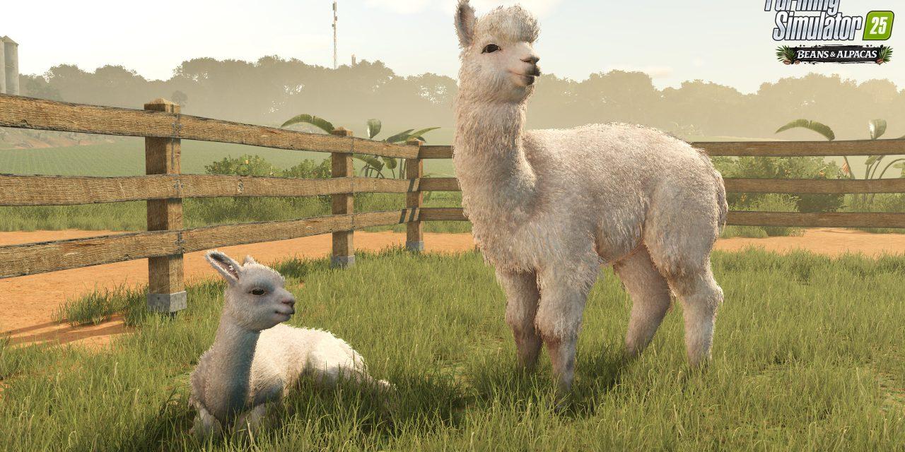 Farming Simulator 25 mise sur le café et les alpagas cet automne