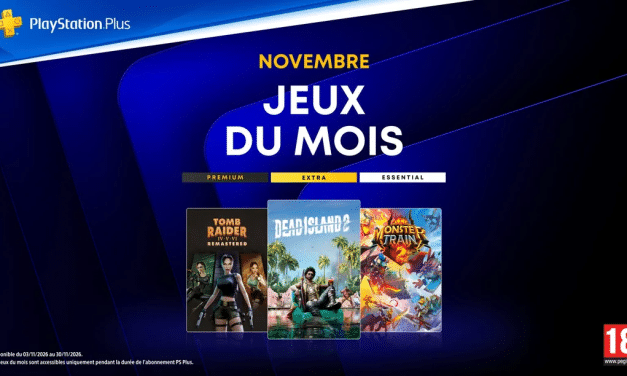 PlayStation Plus : trois jeux offerts en novembre 2026, avec des zombies et Lara Croft